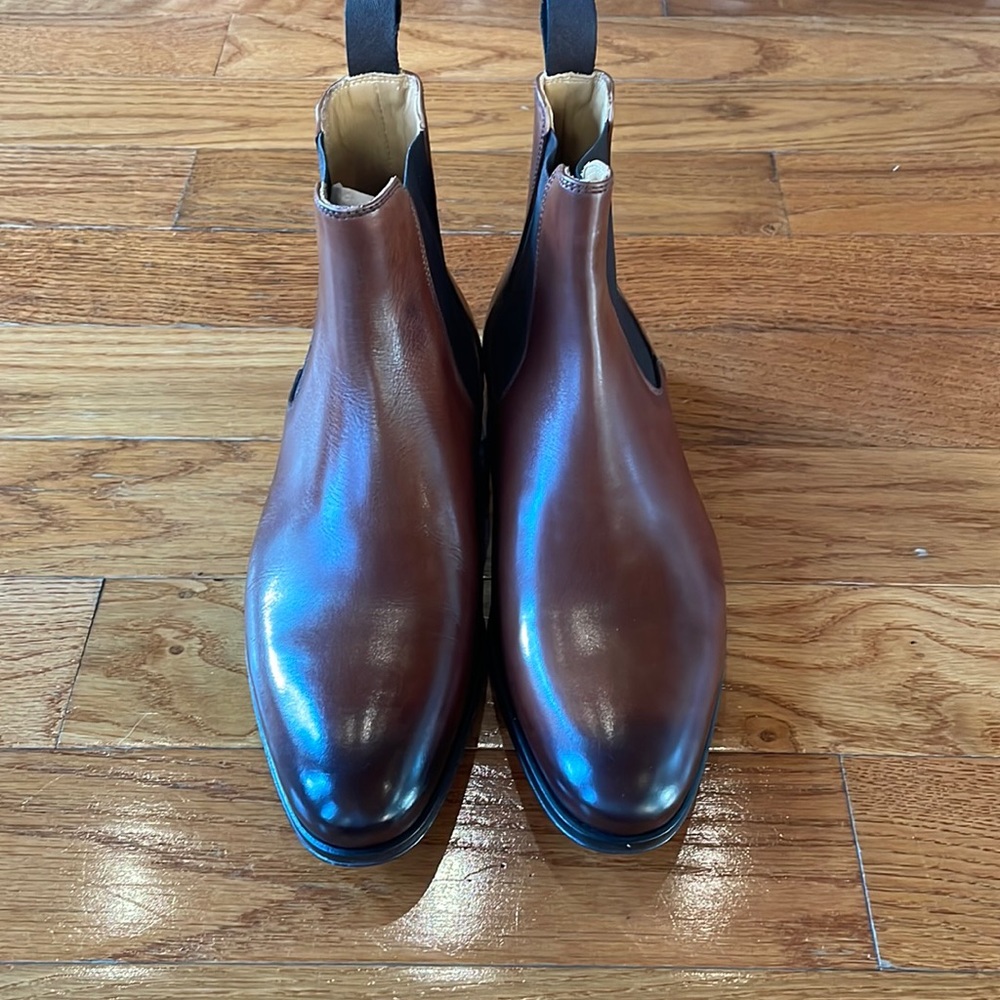 Flecs Italia for Arthur Knight brown leather chelsea boot